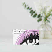 Lavender Eye schaduw Eyelash Brows professional Visitekaartje (Staand voorkant)