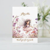 Lavender Fairy fleur sauvage anniversaire merci (Debout devant)