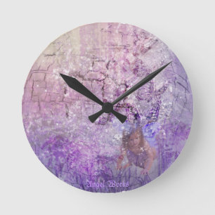 Lavender Fairy Ronde Klok