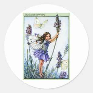 Lavender Fairy Ronde Sticker
