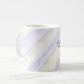 Lavender field café tasse personnalisée (Devant gauche)
