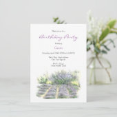 Lavender Field Kaart (Staand voorkant)