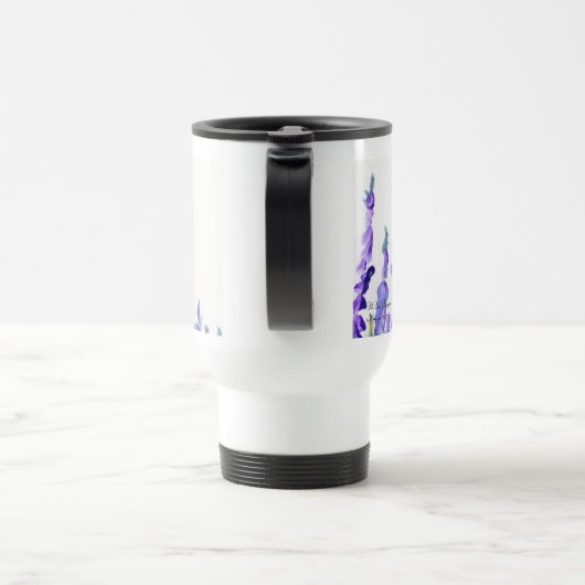 Lavender Field Mug Reisbeker (Handvat)