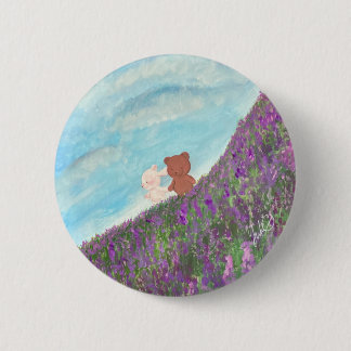 Lavender Field of Memories Ronde Button 5,7 Cm