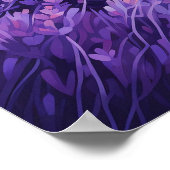 Lavender Field Sunset Wall Art Print Poster (Coin)
