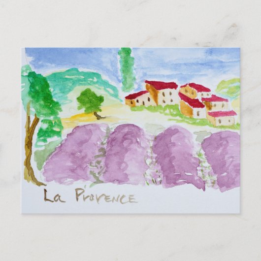 Lavender Fields Abbaye de Senanque | Provence Briefkaart (Voorkant)