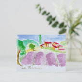 Lavender Fields Abbaye de Senanque | Provence Briefkaart (Staand voorkant)
