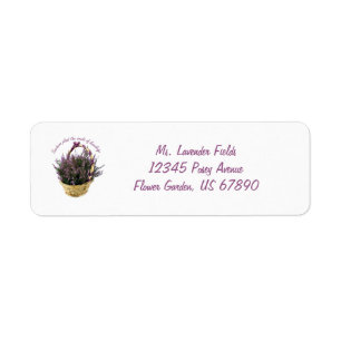 Lavender Fields en Basket Teacher Labels