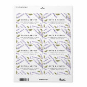 Lavender Fields Etiket (Full Sheet)