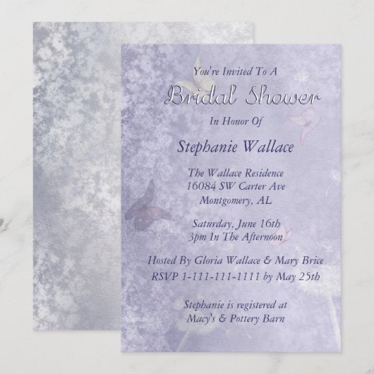 Lavender Fields Kaart (Voorkant / Achterkant)