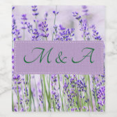 Lavender Fields Mariage Étiquette de nourriture et (Étiquettes simples)