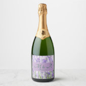 Lavender Fields Mariage Sparkling Wine Étiquette (Devant)