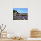 Lavender Fields of Senanque Abbey Poster (Keuken)