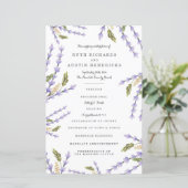 Lavender Fields programmes de mariage (Debout devant)