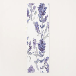 Lavender Fields | Purple Watercolor Flower Pattern Yogamat