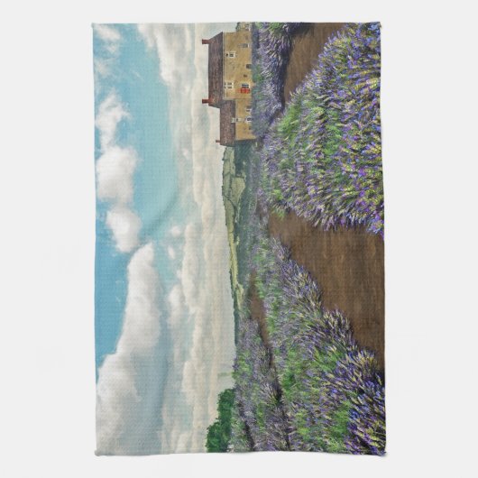 Lavender Fields Serviette de cuisine (Vertical)