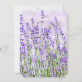 Lavender Fields Wedding Save the Date Kaart (Achterkant)