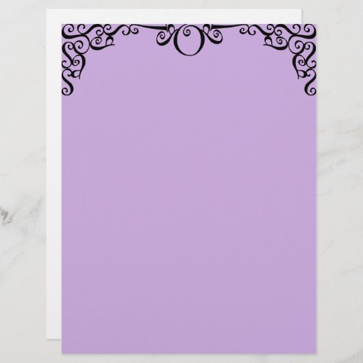 Lavender Filigree (Voorkant / Achterkant)