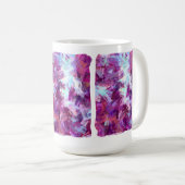 LAVENDER FLEURS CAFÉ MUG (Devant droit)