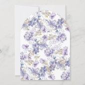 Lavender Floral Easter Brunch Invitation Kaart (Achterkant)