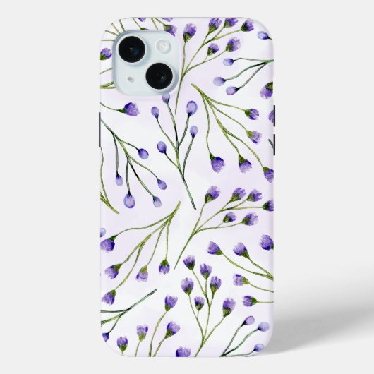 Lavender Floral iPhone / coque ipad (Verso)