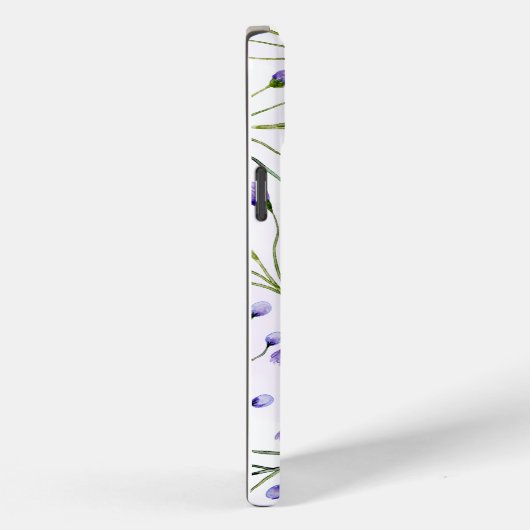Lavender Floral iPhone / coque ipad (Verso / Droite)