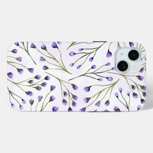 Lavender Floral iPhone / coque ipad (Verso (horizontal))