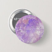 Lavender Floral Ronde Button 5,7 Cm (Voorkant /achterkant)