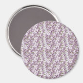 Lavender Floral Watercolor Magnet (Recto/Verso)
