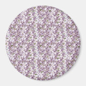 Lavender Floral Watercolor Magnet (Devant)
