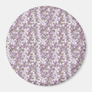 Lavender Floral Watercolor Magnet