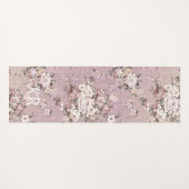  lavender Floral White Flowers Initialen Yogamat (Voorkant (horizontaal))