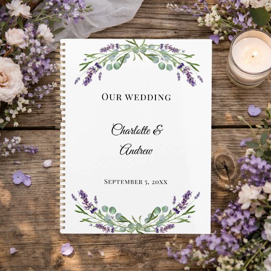 Lavender florals eucalyptus wedding