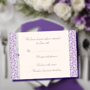 Lavender Florentine RSVP Kaartje