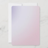 Lavender Flower Cupcake Birthday   Kaart (Achterkant)