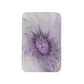 Lavender Flower Dream Modern Abstract Fractal Art Badmat (Voorkant Verticaal)