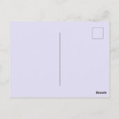 Lavender Flower Nouvelle Adresse Carte Postale Nou (Dos)