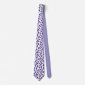 Lavender Flower Seamless Pattern Stropdas (Voorkant)