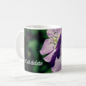 Lavender Flower Twins Personalized Koffiemok (Voorkant links)