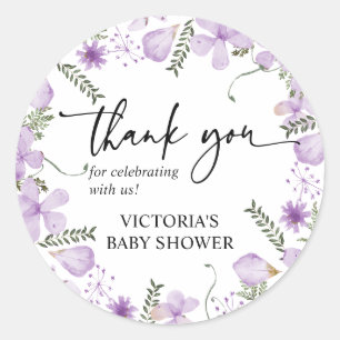 Lavender Flowers Hartelijk dank voor Sticker