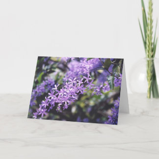 Lavender Flowers Kaart
