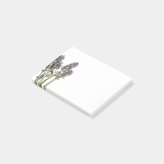 Lavender Flowers Post-it® notes (Schuin)