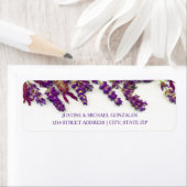 Lavender Flowers - Retouradreslabels Etiket (Insitu)