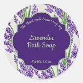 Lavender Flowers Soap and Cosmetics Label - 2 (Voorkant)