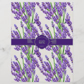 Lavender Flowers Soap Wrap (Voorkant)