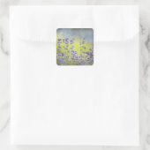 Lavender Flowers Vierkante Sticker (Tas)