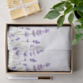 Lavender Flowers Wrapping Tissuepapier (Geschenk)