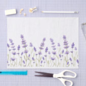 Lavender Flowers Wrapping Tissuepapier (Craft)