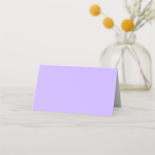 Lavender Folded Place Card (Voorkant)