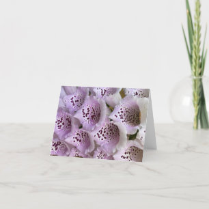 Lavender Foxhandves Bedankkaart
